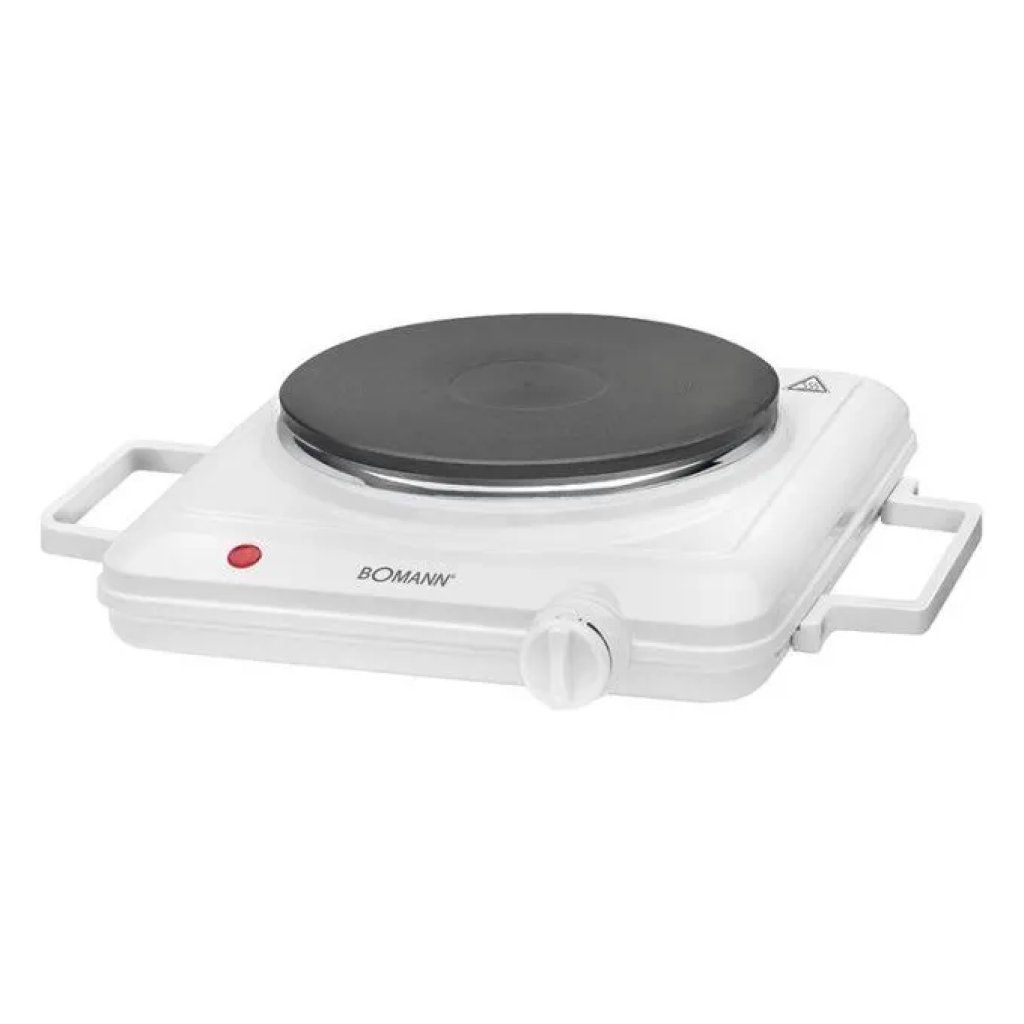 Bomann EKP 5027 CB Fornello Elettrico da Tavolo 1500 W, Bianco