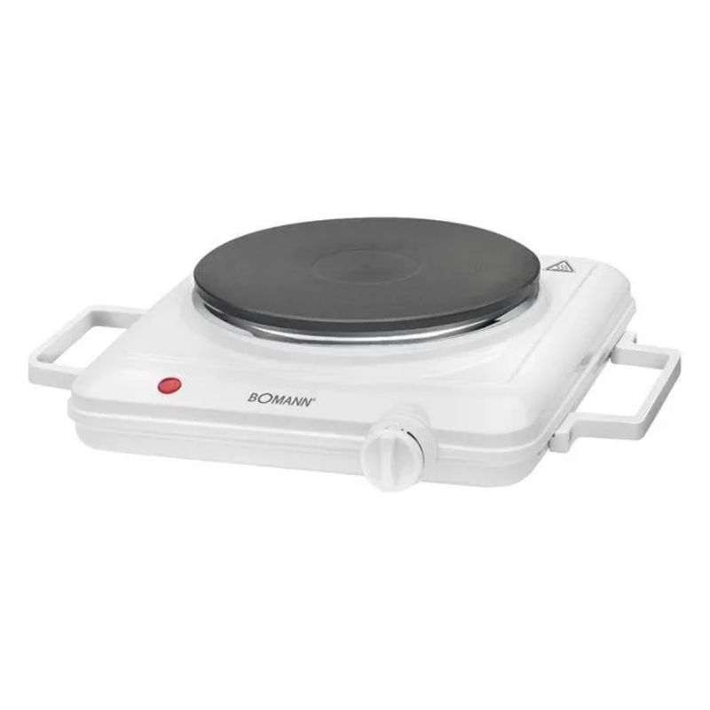 Bomann EKP 5027 CB Fornello Elettrico da Tavolo 1500 W, Bianco
