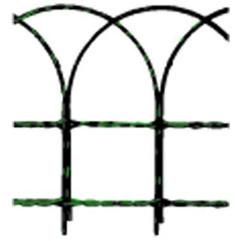 Cavallino 56504 Rete Ornamentale Verde in PVC, 25 m × 40 cm
