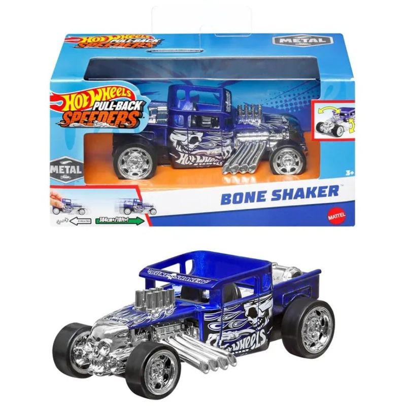 MATTEL Hot Wheels Mattel Veicolo Giocattolo a Retrocarica 1:43 Assortito