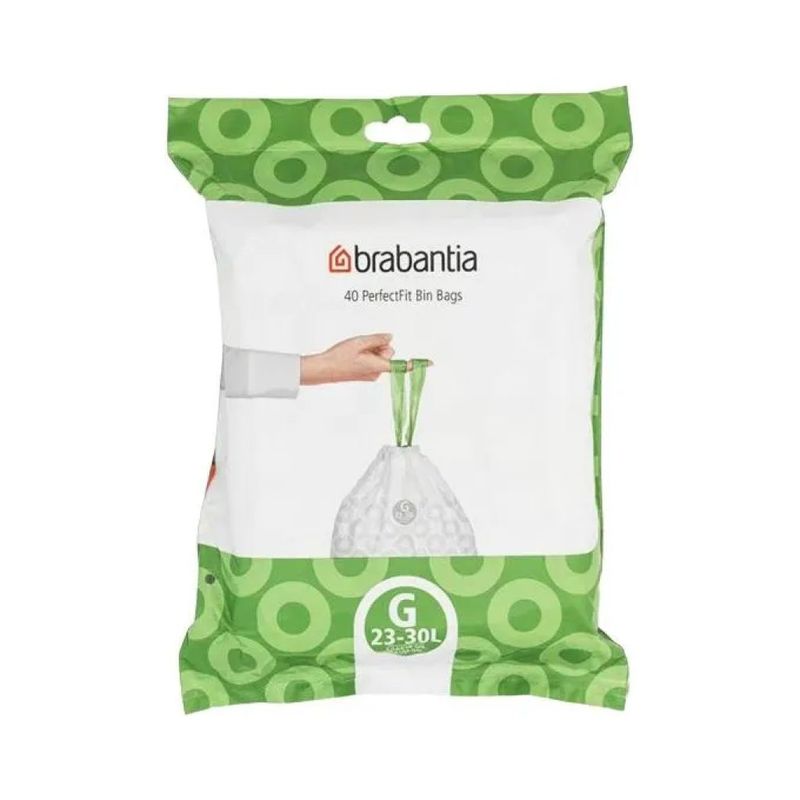 Brabantia PerfectFit Sacchi Immondizia Tipo G, 30 L, 40 Pezzi