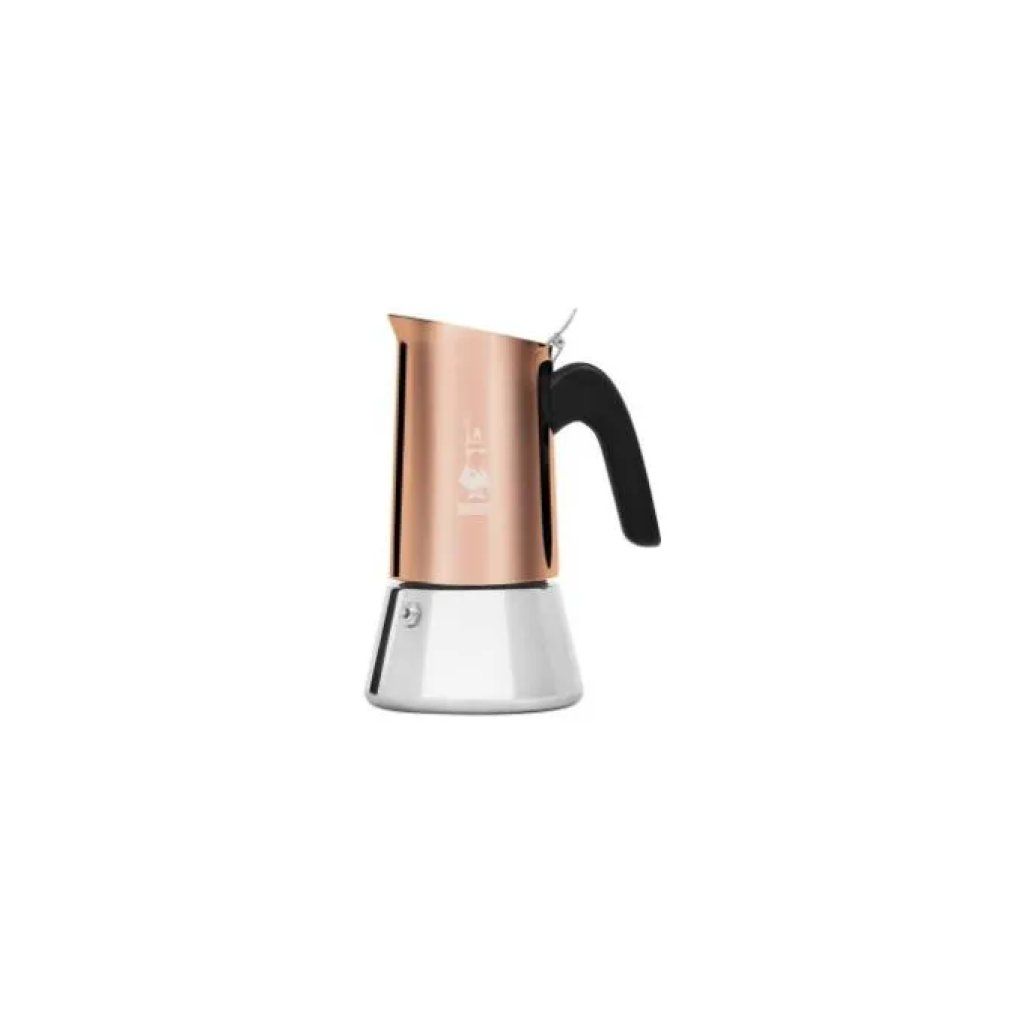 Bialetti Venus Caffettiera a Induzione 4 Tazze, 170 ml, Acciaio Inox, Finitura Bronzo Bialetti Venus Caffettiera a Induzione 4 Tazze, 170 ml, Acciaio Inox, Finitura Bronzo