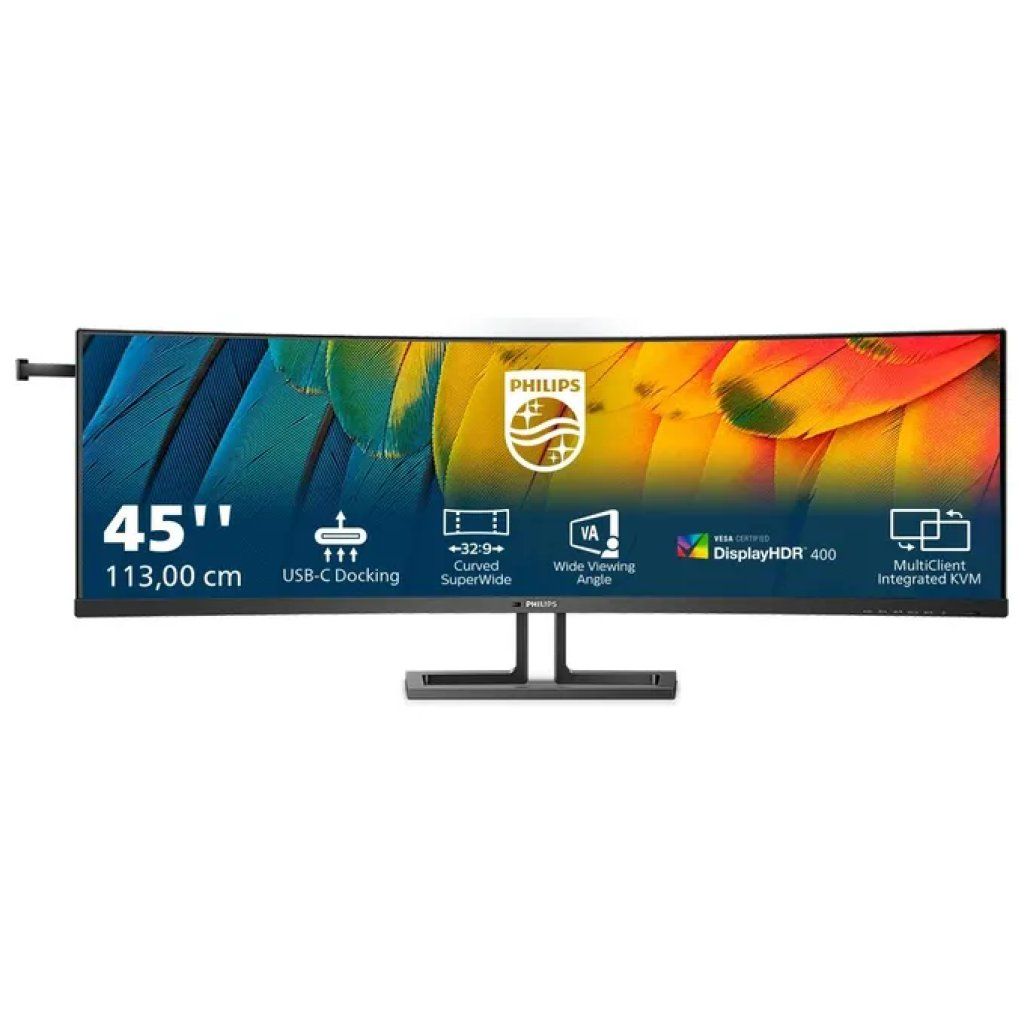 Philips 45B1U6900CH-00 Serie 6000 Monitor PC 44.5'' UltraWide DQHD 5120x1440 VA Curvo 32:9 USB