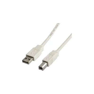 ITB SOLUTION ROS3102 Cavo USB 2.0 A-B Maschio/Maschio, 0,80 m, Bianco