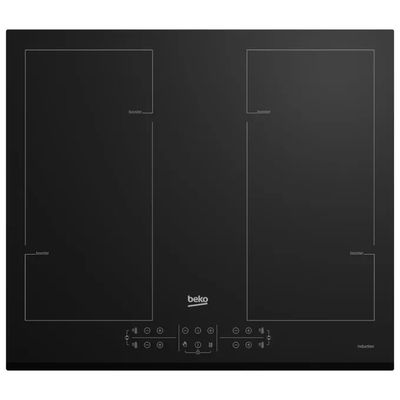 Beko HII64206F2MT Piano Cottura a Induzione 60 cm, 4 Zone IndyFlex, Touch Control, Booster, Nero Beko HII64206F2MT Piano Cottura a Induzione 60 cm, 4 Zone IndyFlex, Touch Control, Booster, Nero
