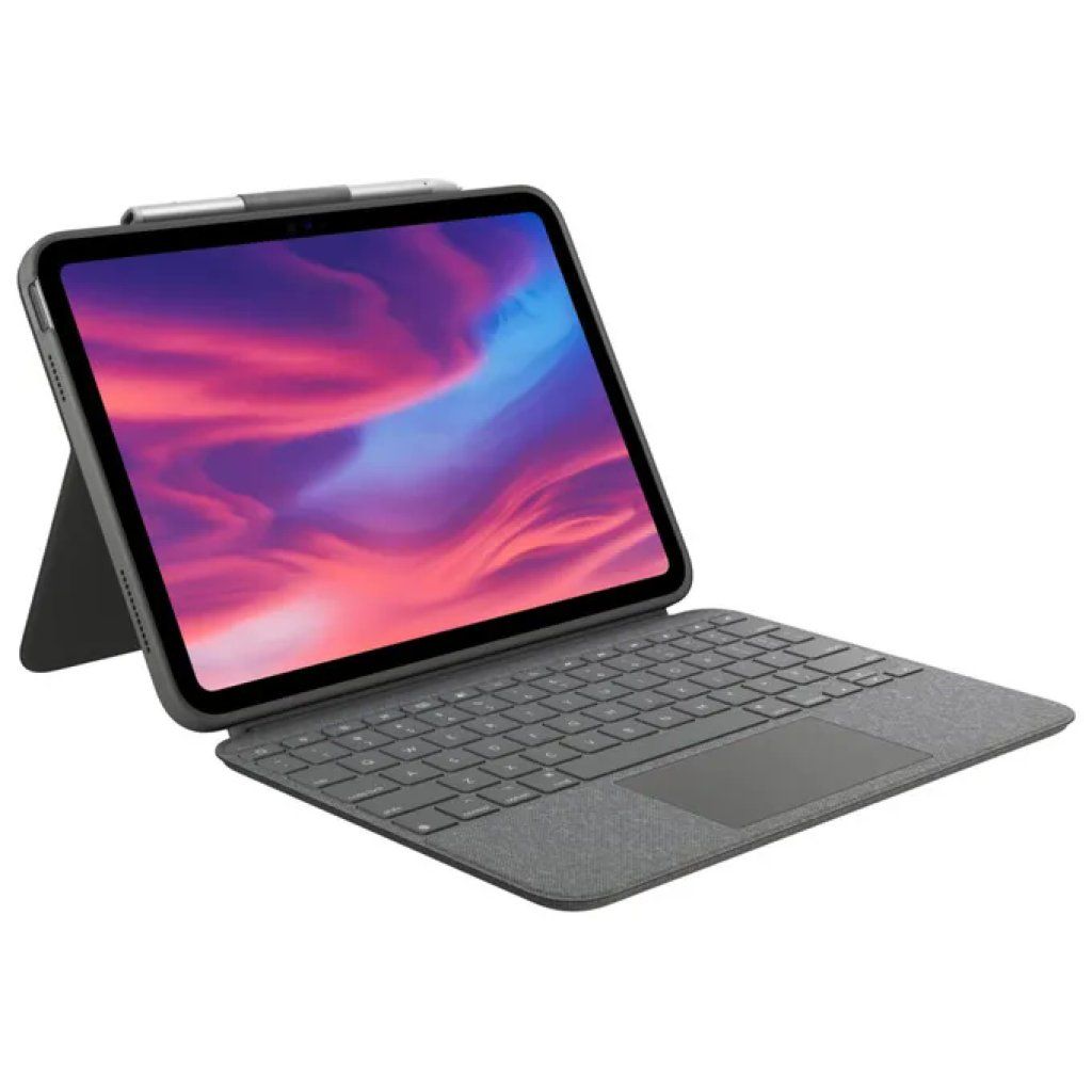 Logitech Custodia con Tastiera Combo Touch Grigio Layout UK per iPad (10a gen) Logitech Custodia con Tastiera Combo Touch Grigio Layout UK per iPad (10a gen)