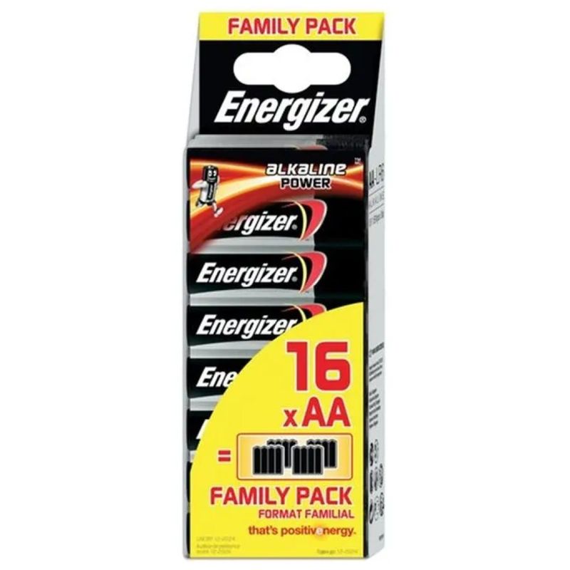 Energizer Alkaline Power – 16 Pile AA Stilo da 1,5 V Energizer Alkaline Power – 16 Pile AA Stilo da 1,5 V