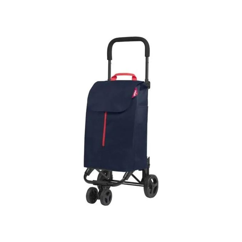 Gimi Twin Carrello Portaspesa 4 Ruote 50 L Blu