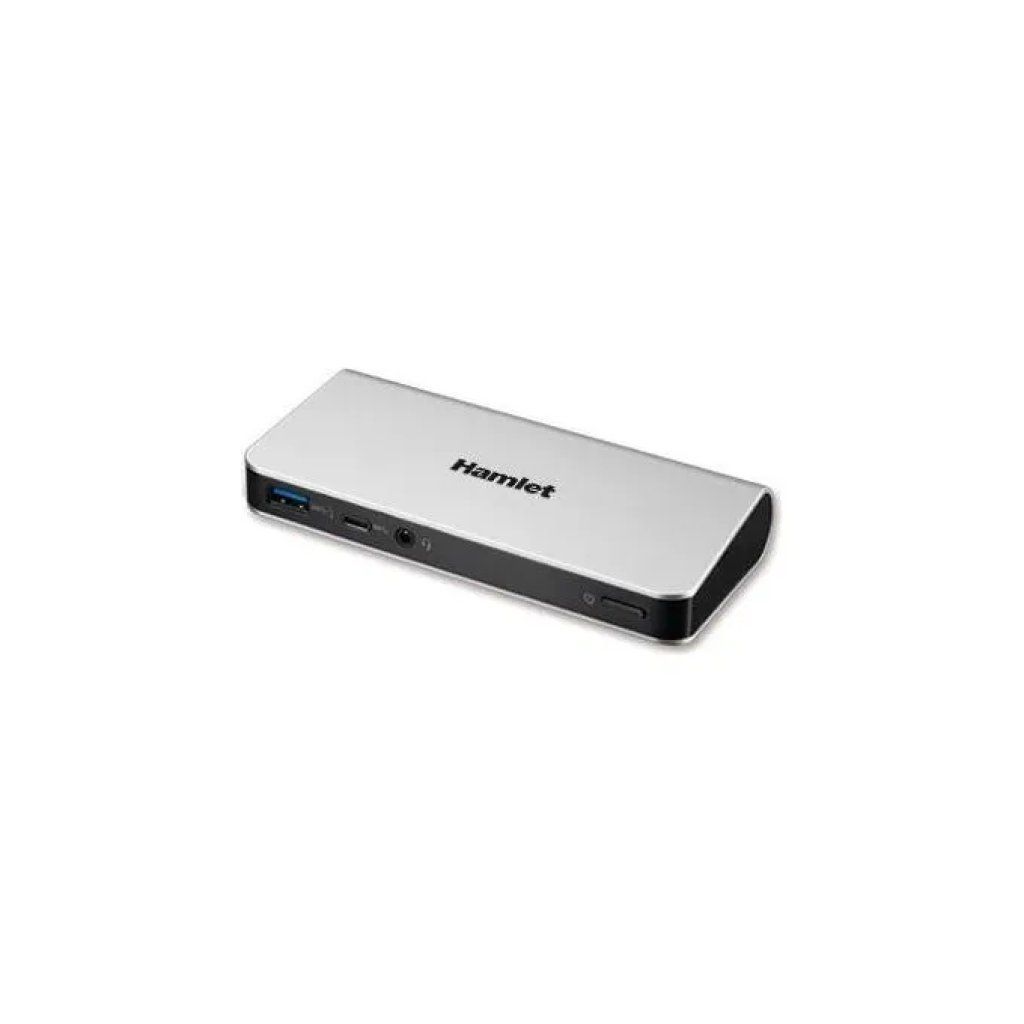 Hamlet HDOCKS500C S500 Docking Station USB-C Power Delivery 60W Dual Display 4K HDMI DisplayPort 4 USB 3