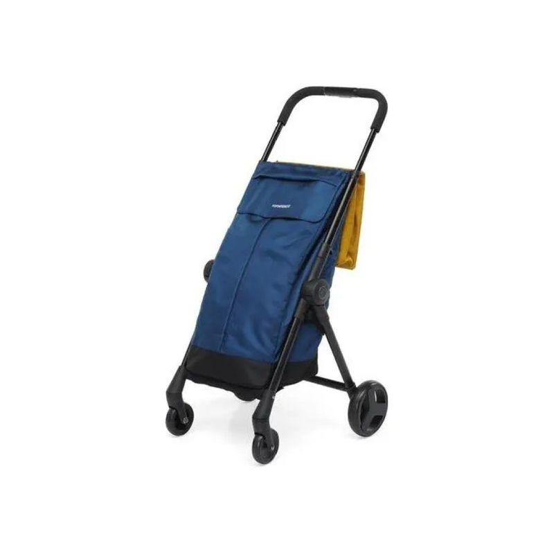 Foppapedretti Go Fast Ocean – Carrello portaspesa pieghevole da 46 L
