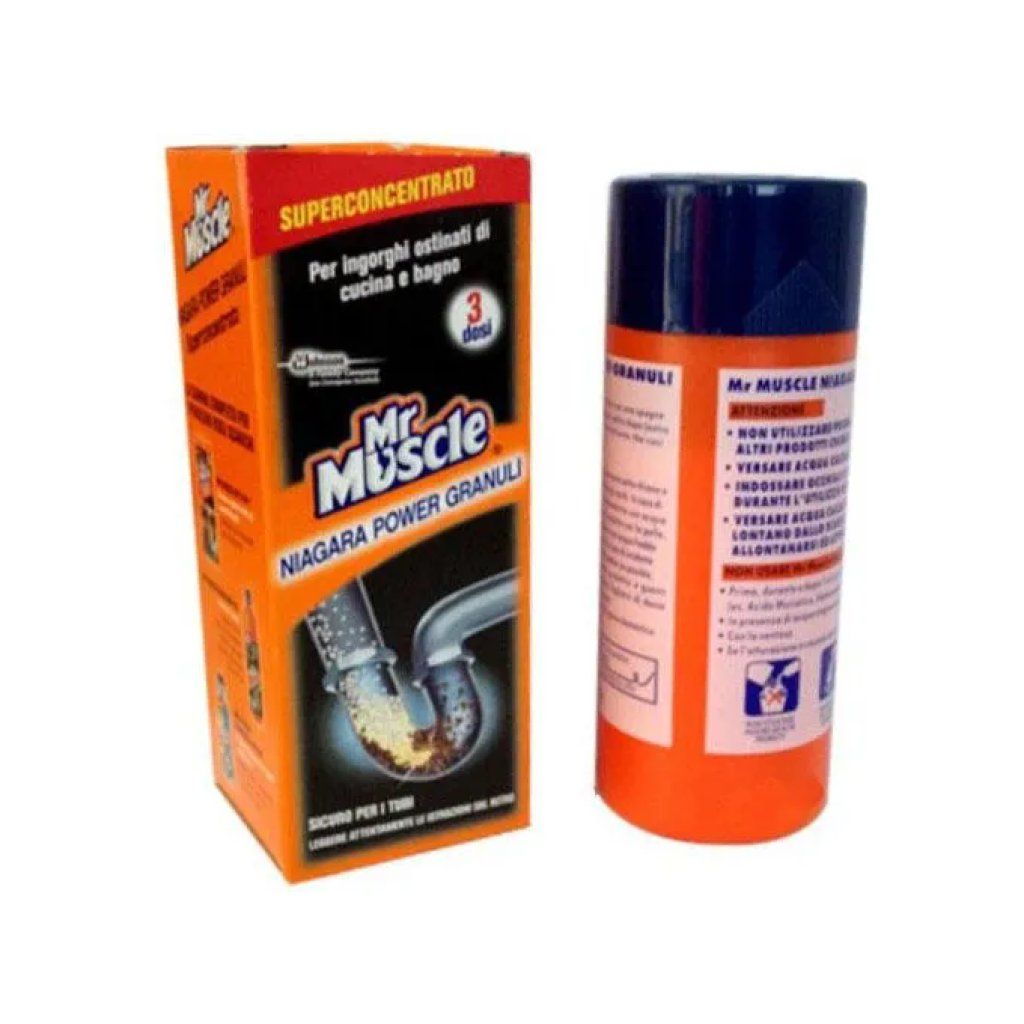 MRMUSCLE Mr Muscle Niagara Disgorgante Granulare Super Concentrato 250 g