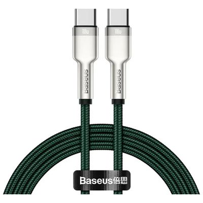 Baseus Cafule Series Metal Cavo USB-C a USB-C 100W, 2 m, Verde