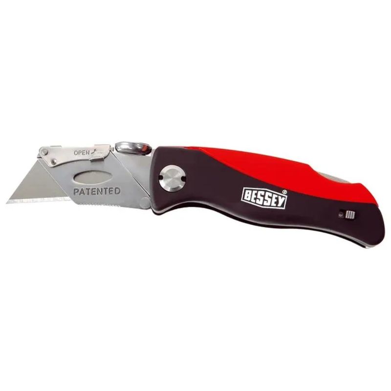 BESSEY DBKPH-EU Taglierino a Lama Fissa, 16 cm, con 5 Lame di Ricambio
