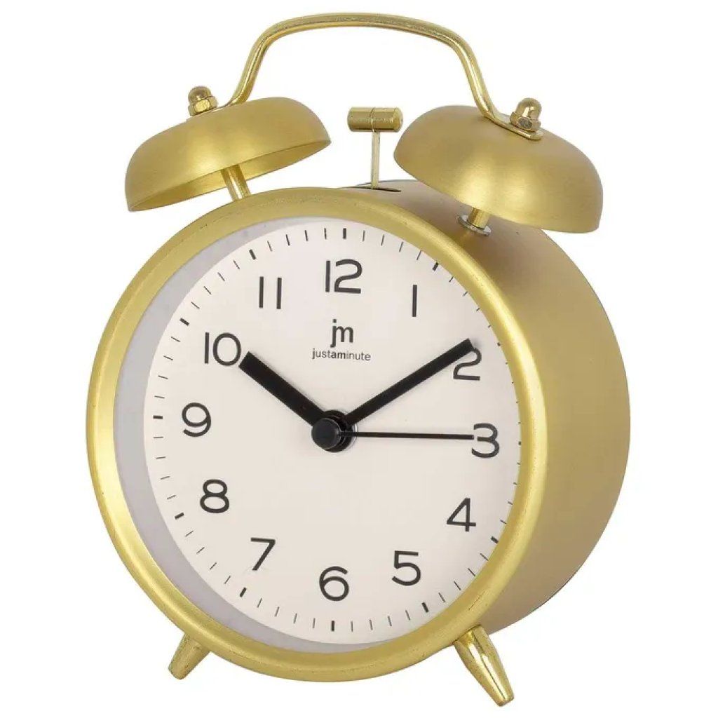LOWELL Sveglia analogica Lowell JA 7111G oro con funzione snooze