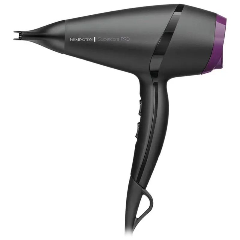 Remington Supercare Pro 2100 AC Asciugacapelli Nero e Viola