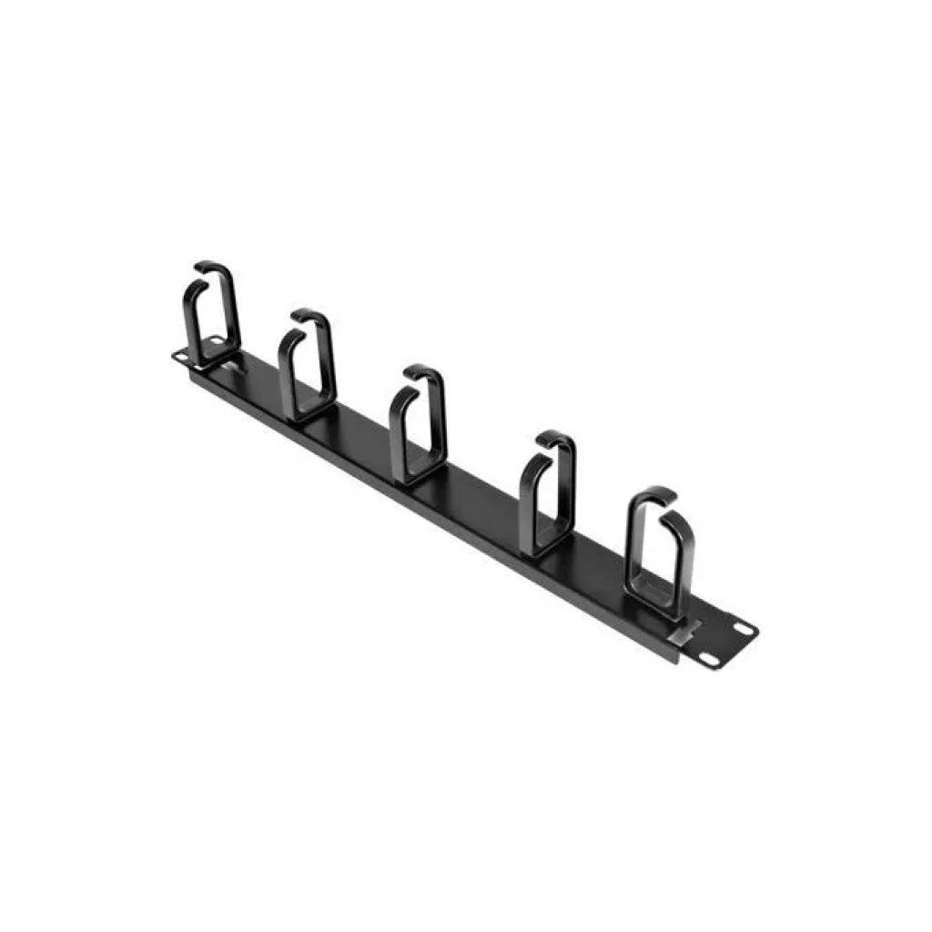 StarTech.com CABLMANAGER2 Pannello di gestione cavi 1U 19 pollici in acciaio con 5 ganci D