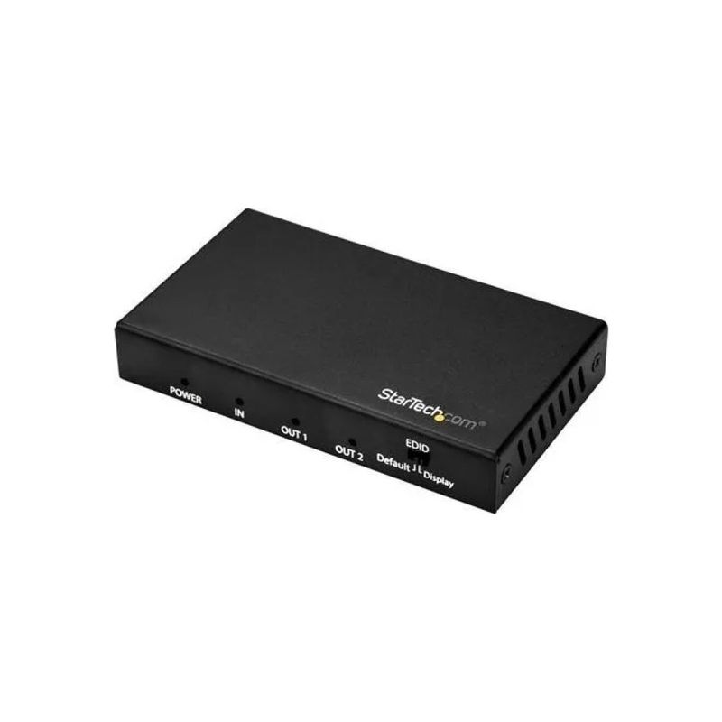 STARTECH.COM StarTech ST122HD202 Sdoppiatore Splitter HDMI a 2 porte 4K 60Hz HDR HDCP 2.2 colore Nero STARTECH.COM StarTech ST122HD202 Sdoppiatore Splitter HDMI a 2 porte 4K 60Hz HDR HDCP 2.2 colore Nero