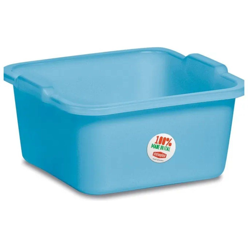 STEFANPLAST Bacinella quadrata Stefanplast in polietilene blu, 30 cm STEFANPLAST Bacinella quadrata Stefanplast in polietilene blu, 30 cm