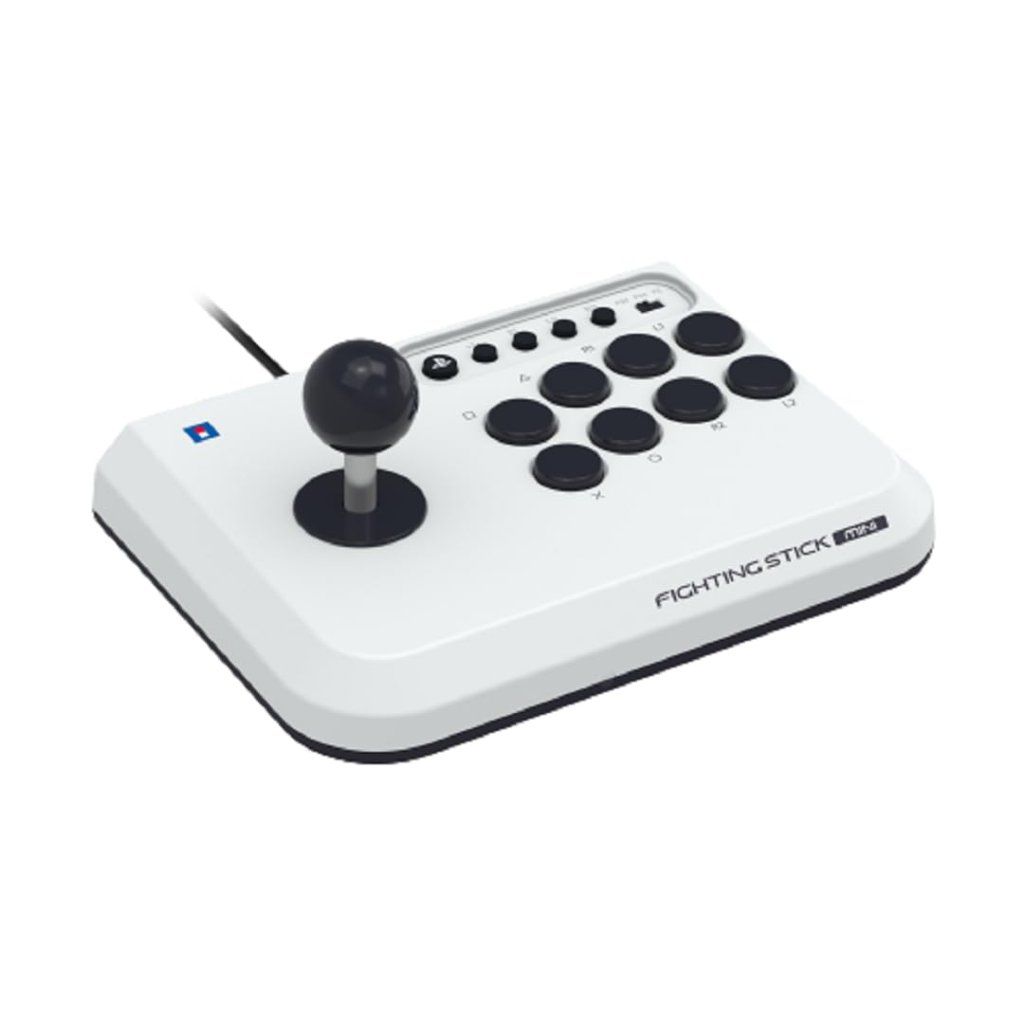 HORI Fighting Stick Mini per PS5 e PS4, Bianco