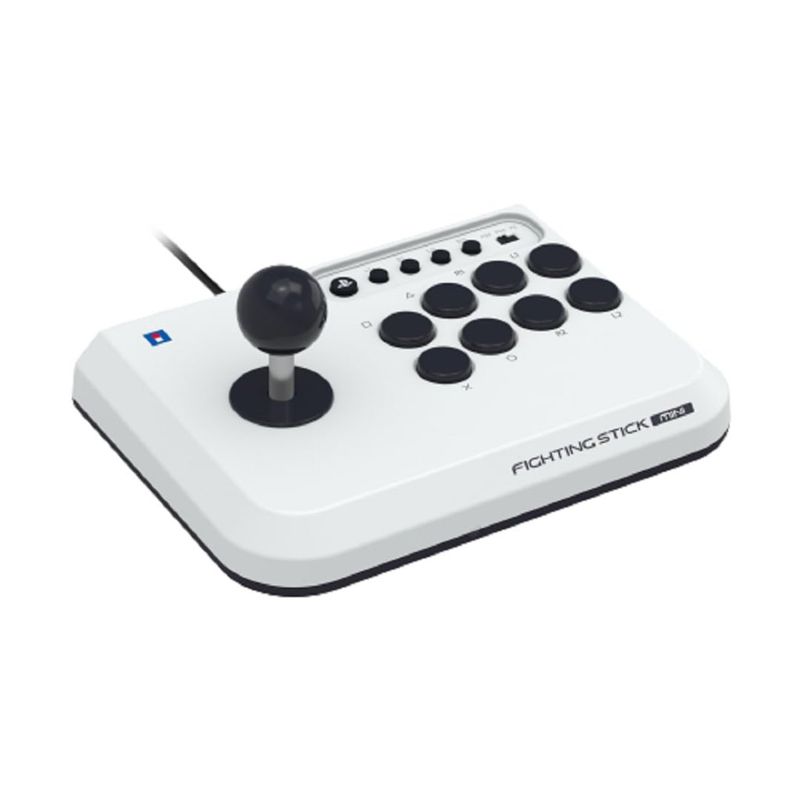HORI Fighting Stick Mini per PS5 e PS4, Bianco