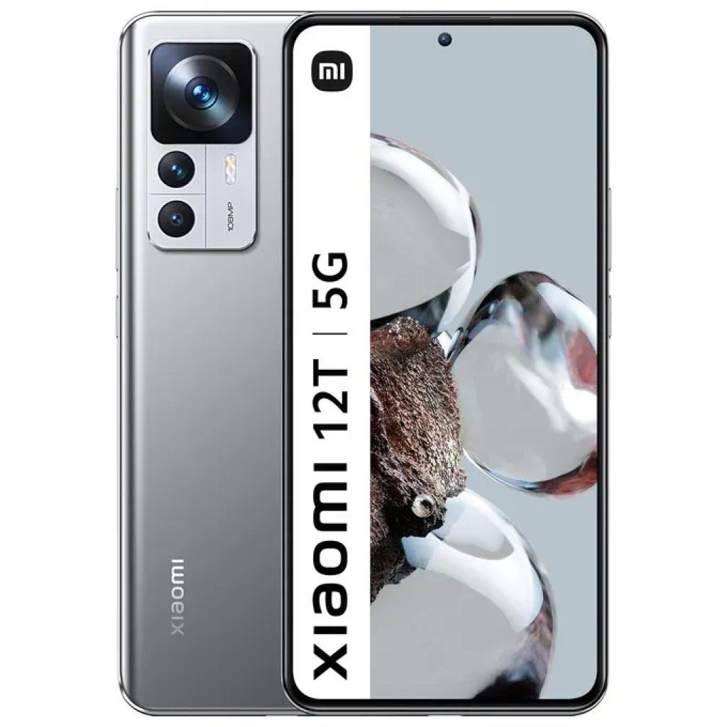 Xiaomi 6934177797170 12T Smartphone 5G 8 GB RAM 128 GB 6.67'' AMOLED 120 Hz 5000 mAh colore Argento