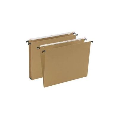 Bertesi 060-390BETAB1 – Cartelle sospese Avana, fondo V, interasse 39 cm, confezione da 50 Bertesi 060-390BETAB1 – Cartelle sospese Avana, fondo V, interasse 39 cm, confezione da 50