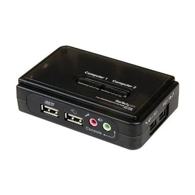STARTECH.COM StarTech SV211KUSB Switch KVM 2 Porte VGA USB con Audio e Cavi Risoluzione 2048x1536 colore Nero STARTECH.COM StarTech SV211KUSB Switch KVM 2 Porte VGA USB con Audio e Cavi Risoluzione 2048x1536 colore Nero