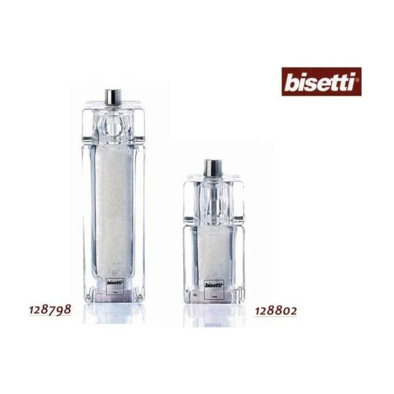 Bisetti 826S Como Macinasale Quadrato in Acrilico 14,5 cm