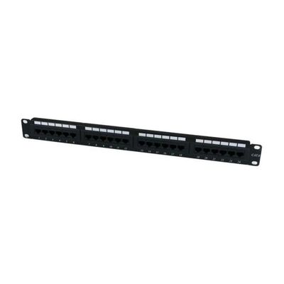 STARTECH.COM StarTech C6PANEL24 Pannello di Cablaggio Patch Panel Cat6 24 Porte 1U Rack 19'' 110 IDC T568A