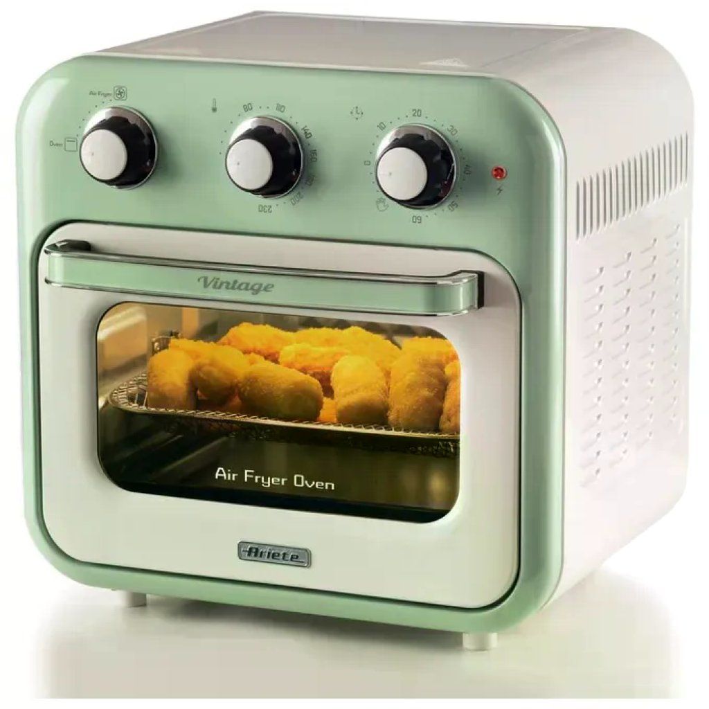 Ariete Vintage 4632 Friggitrice ad Aria e Forno 16 L Verde Ariete Vintage 4632 Friggitrice ad Aria e Forno 16 L Verde