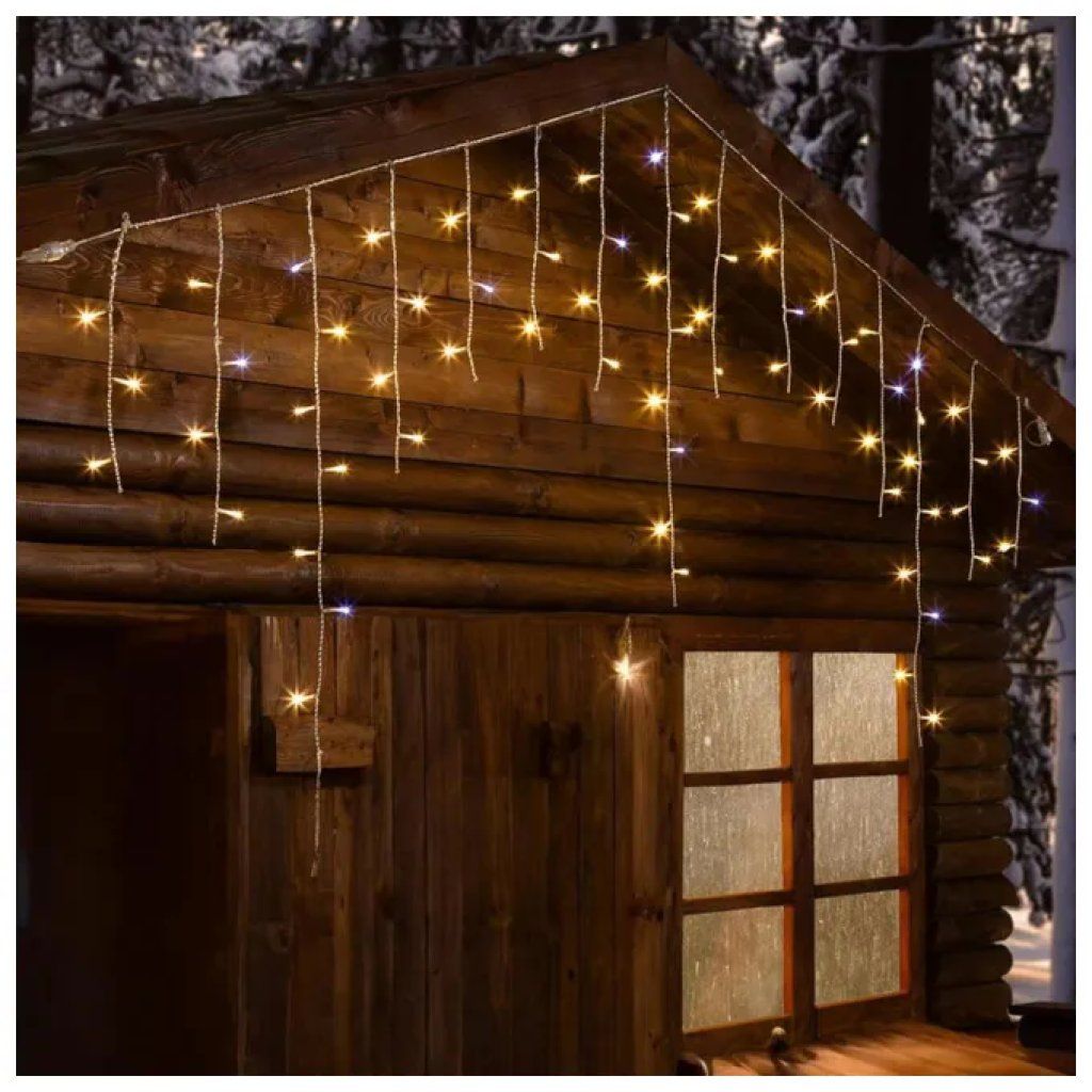 KAEMINGK Tenda luminosa natalizia Lumineo, 256 LED bianco caldo