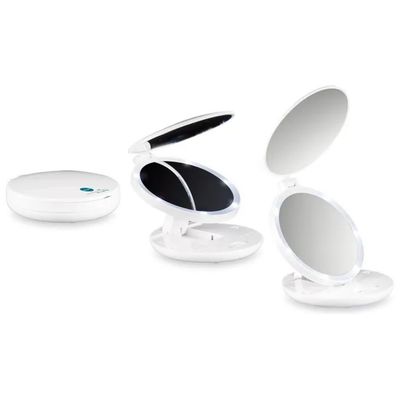 MACOM 218 Specchio Cosmetico Pieghevole LED con Ingrandimento 7x MACOM 218 Specchio Cosmetico Pieghevole LED con Ingrandimento 7x