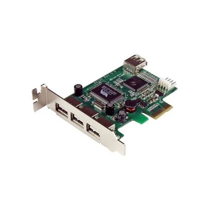 StarTech.com PEXUSB4DP Scheda PCI Express a 4 porte USB 2.0 ad alta velocita' con chipset VIA