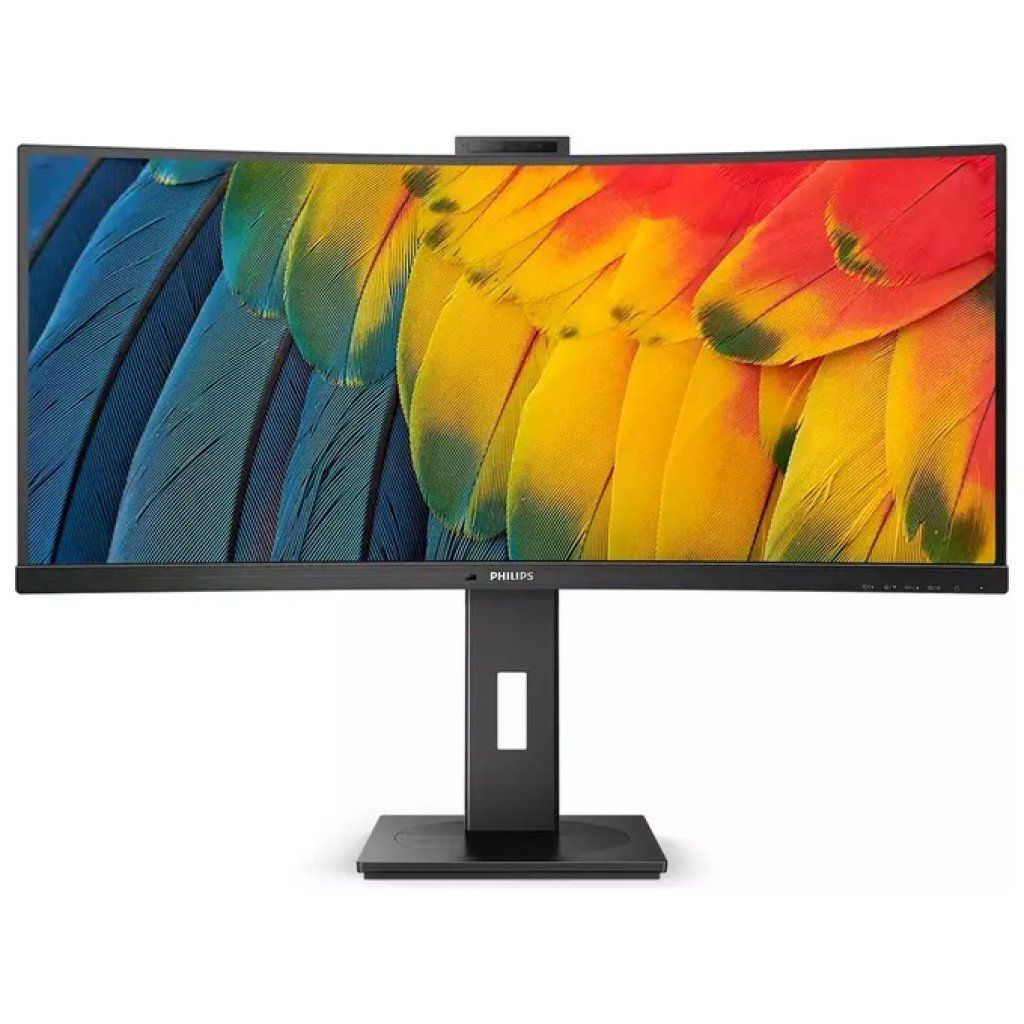Philips 34B1U5600CH 5000 Series Monitor Curvo 34'' UltraWide QHD 3440x1440 VA 4ms 120Hz Webcam 5MP Hub USB Philips 34B1U5600CH 5000 Series Monitor Curvo 34'' UltraWide QHD 3440x1440 VA 4ms 120Hz Webcam 5MP Hub USB