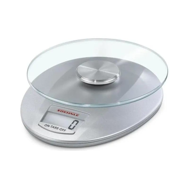 Soehnle Roma Silver 65856 2 – Bilancia da cucina elettronica 5 kg