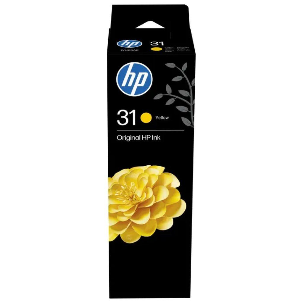 HP 31 1VU28AE – Flacone d’inchiostro giallo originale, 70 ml