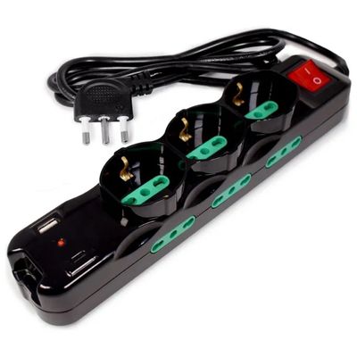 Tecnoware Power Cleaner 9 Multipresa con USB-C, USB-A e Quick Charge 3.0