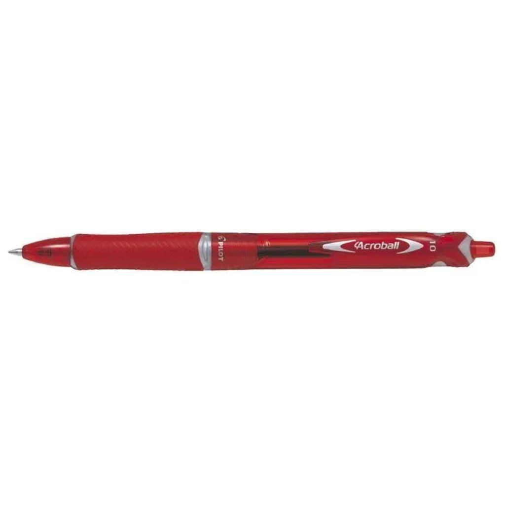 Pilot Acroball Begreen M, 10 penne a sfera rosse