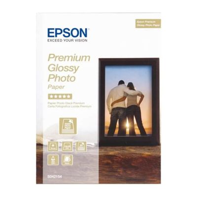 Epson Premium Glossy Carta Fotografica Lucida 13x18 cm, 255 g/m², 30 fogli