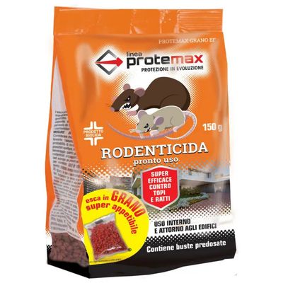 Protemax Esca Rodenticida in Grano al Brodifacoum 150 g