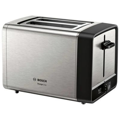 Bosch TAT5P420 Tostapane 2 Fessure 970 W Argento e Nero