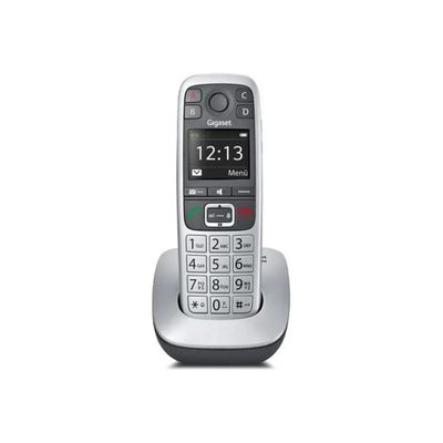 Gigaset E560 Telefono Cordless DECT Grigio con Tasti Grandi e Tasto SOS
