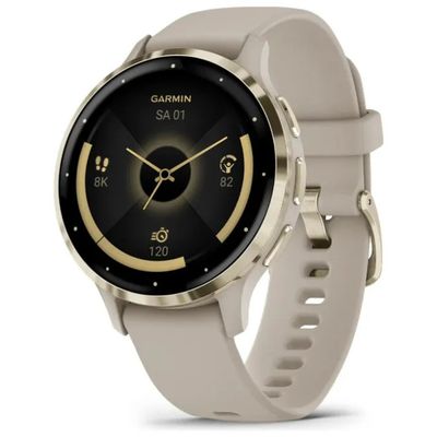 Garmin Venu 3S Smartwatch AMOLED GPS 41 mm Oro Grigio Garmin Venu 3S Smartwatch AMOLED GPS 41 mm Oro Grigio