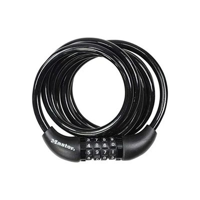 MASTERLOCK Master Lock 8221EURDPRO – Cavo antifurto a spirale 180 cm