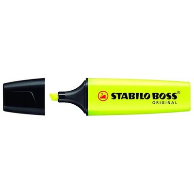 STABILO BOSS ORIGINAL – Confezione da 10 evidenziatori gialli