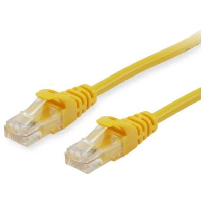 Equip 625463 Cavo Ethernet Cat6 U/UTP Giallo, 0,25 m