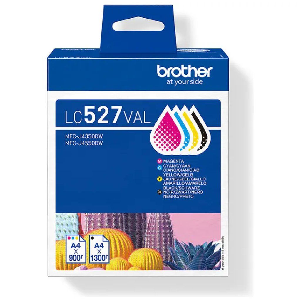 Brother LC527VAL Multipack Originale 4 Cartucce Brother LC527VAL Multipack Originale 4 Cartucce