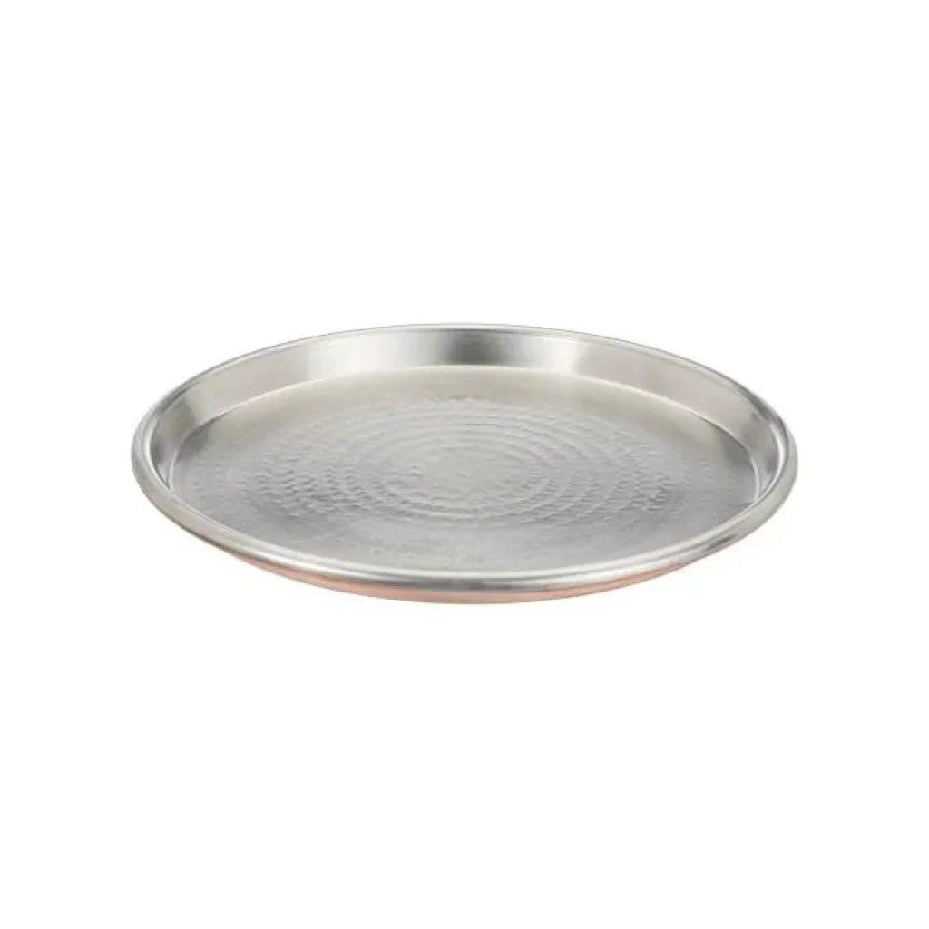 VIGOR-BLINKY Vigor Heavy teglia tonda in rame stagnato 45 cm, bordo 3 cm
