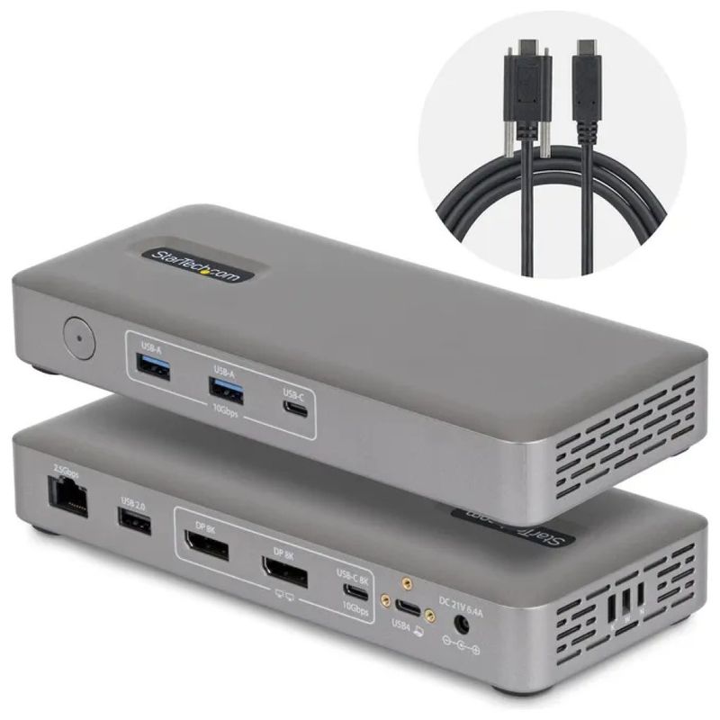 StarTech 208UE-USB4-DOCK Docking Station USB4 Dual Monitor