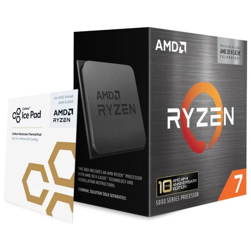 AMD 100-100000651POF Ryzen 7 5800X3D Processore 3,4 GHz 8 Core 16 Thread 96 MB L3 TDP 105 W colore N-A